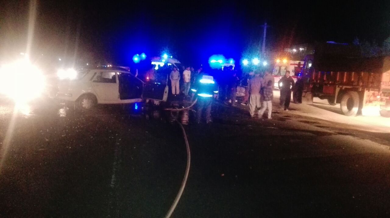 تصادف در جاده بوکان میاندوآب ۷ زخمی برجای گذاشت