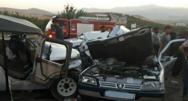 تصادف در جاده بوکان – مهاباد ۲ کشته و ۷ زخمی برجای گذاشت