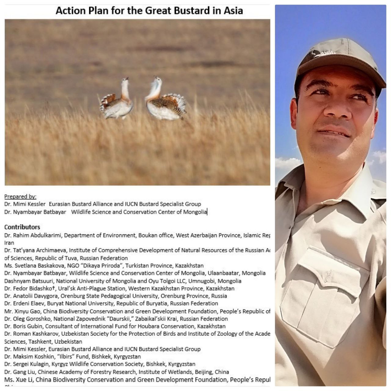 گام نهایی تدوین برنامه حفاظت از میش مرغ آسیا با حضور محقق بوکانی
