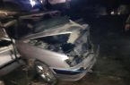 تصادف در جاده بوکان – مهاباد منجر به آتش سوزی خودرو و مصدومیت ۳ نفر شد 