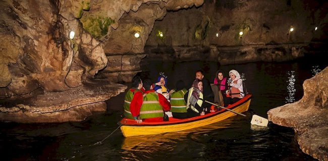 بازدید ۱۶۰ هزار گردشگر از غار سهولان در نیمه نخست سال جاری